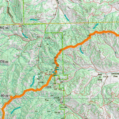 Wy Elk Unit 66 Topographical Map Preview 3