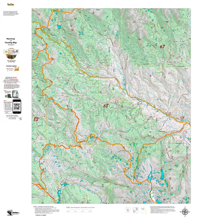 Wy Elk Unit 68 Topographical Map Preview 1