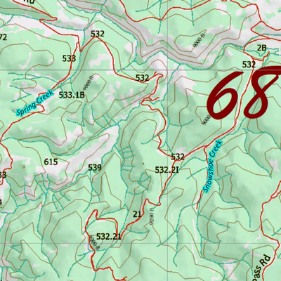 Wy Elk Unit 68 Topographical Map Preview 2