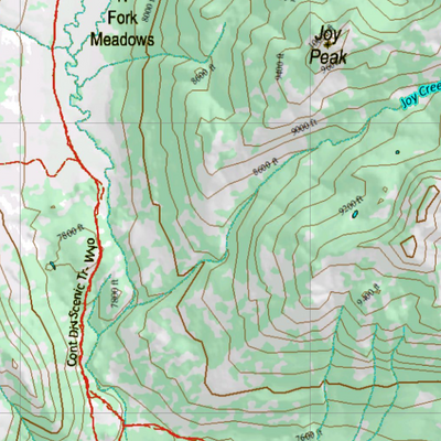 Wy Elk Unit 70 Topographical Map Preview 2