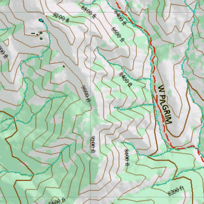 Wy Elk Unit 71 Topographical Map Preview 2