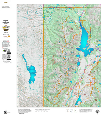 Wy Elk Unit 73 Topographical Map Preview 1