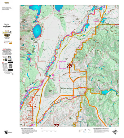 Wy Elk Unit 75 Topographical Map Preview 1