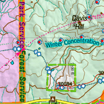 Wy Elk Unit 79 Concentrations and Land Ownership Preview 3