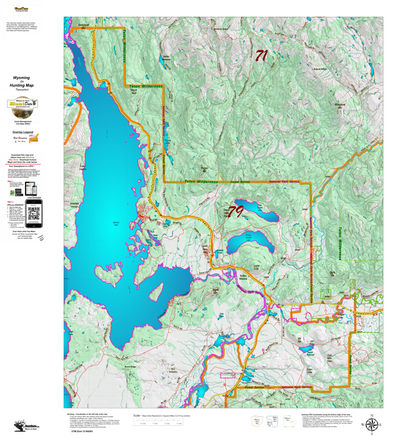 Wy Elk Unit 79 Topographical Map Preview 1