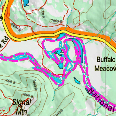 Wy Elk Unit 79 Topographical Map Preview 3