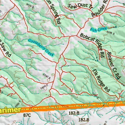 Wy Elk Unit 8 Topographical Map Preview 3