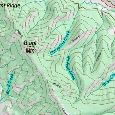 Wy Elk Unit 83 Topographical Map Preview 2