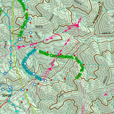 Wy Elk Unit 84 Concentrations and Land Ownership Preview 3