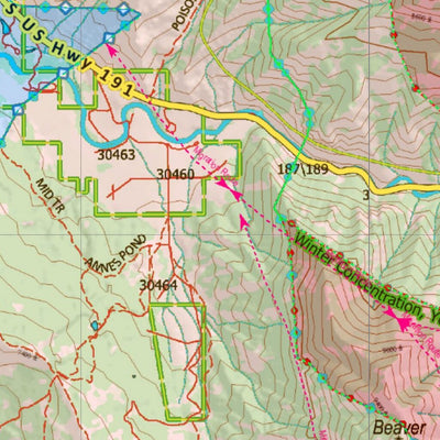 Wy Elk Unit 84 Topo with Concentrations Preview 2