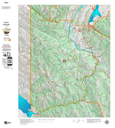 Wy Elk Unit 85 Topographical Map Preview 1