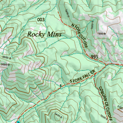 Wy Elk Unit 85 Topographical Map Preview 2