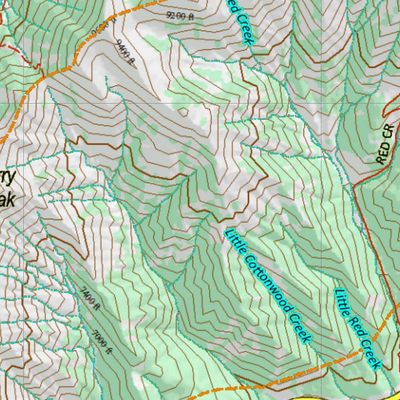 Wy Elk Unit 85 Topographical Map Preview 3