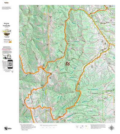 Wy Elk Unit 86 Topographical Map Preview 1
