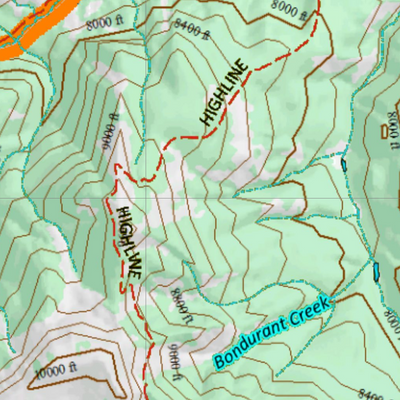 Wy Elk Unit 86 Topographical Map Preview 2