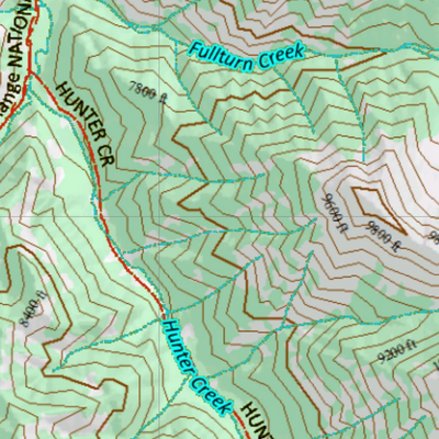 Wy Elk Unit 86 Topographical Map Preview 3