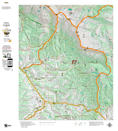 Wy Elk Unit 87 Topographical Map Preview 1
