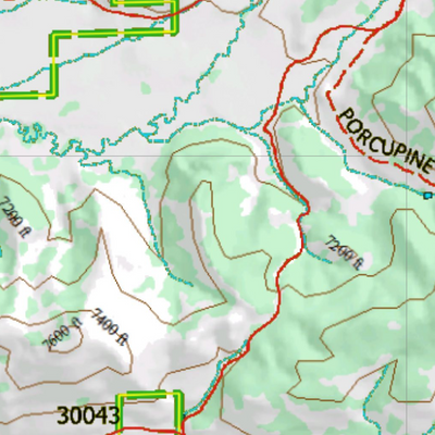 Wy Elk Unit 87 Topographical Map Preview 2