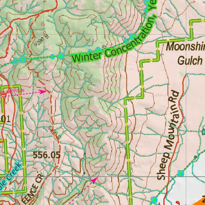 Wy Elk Unit 9 Topo with Concentrations Preview 2