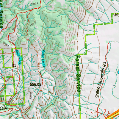Wy Elk Unit 9 Topographical Map Preview 2