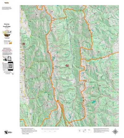 Wy Elk Unit 90 Topographical Map Preview 1