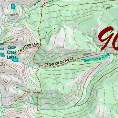 Wy Elk Unit 90 Topographical Map Preview 2