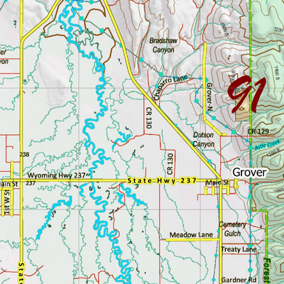 Wy Elk Unit 91 Concentrations and Land Ownership Preview 2