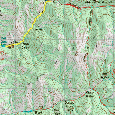 Wy Elk Unit 91 Topographical Map Preview 3