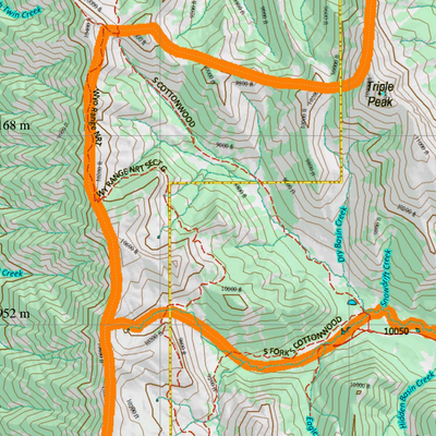 Wy Elk Unit 92 Topographical Map Preview 3
