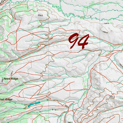 Wy Elk Unit 94 Topographical Map Preview 2