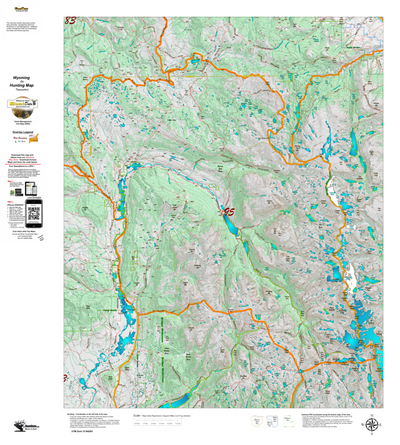 Wy Elk Unit 95 Topographical Map Preview 1