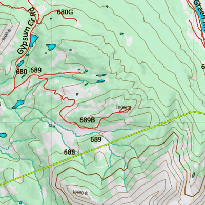 Wy Elk Unit 95 Topographical Map Preview 2