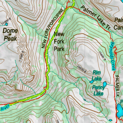 Wy Elk Unit 96 Topographical Map Preview 3