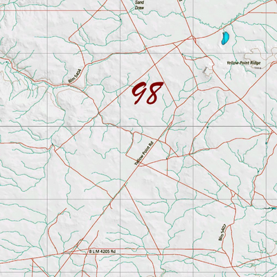 Wy Elk Unit 98 Topographical Map Preview 2
