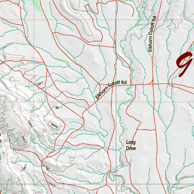 Wy Elk Unit 99 Topographical Map Preview 2