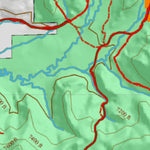 Wyoming HuntData LLC Wy Moose 22 Hybrid Hunting Map digital map