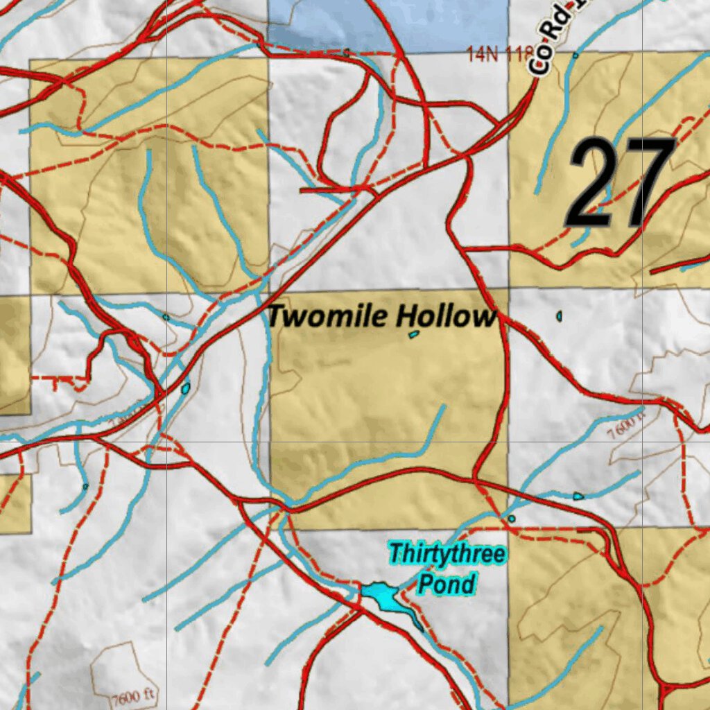 Wy Moose 27 Hybrid Hunting Map by Wyoming HuntData LLC Avenza Maps