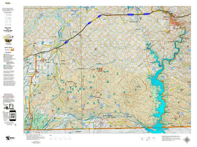 Wyoming HuntData LLC Wy Moose 35 Hybrid Hunting Map 2021 digital map