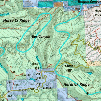 Wy Moose Unit 1 Concentrations and Land Ownership Preview 3
