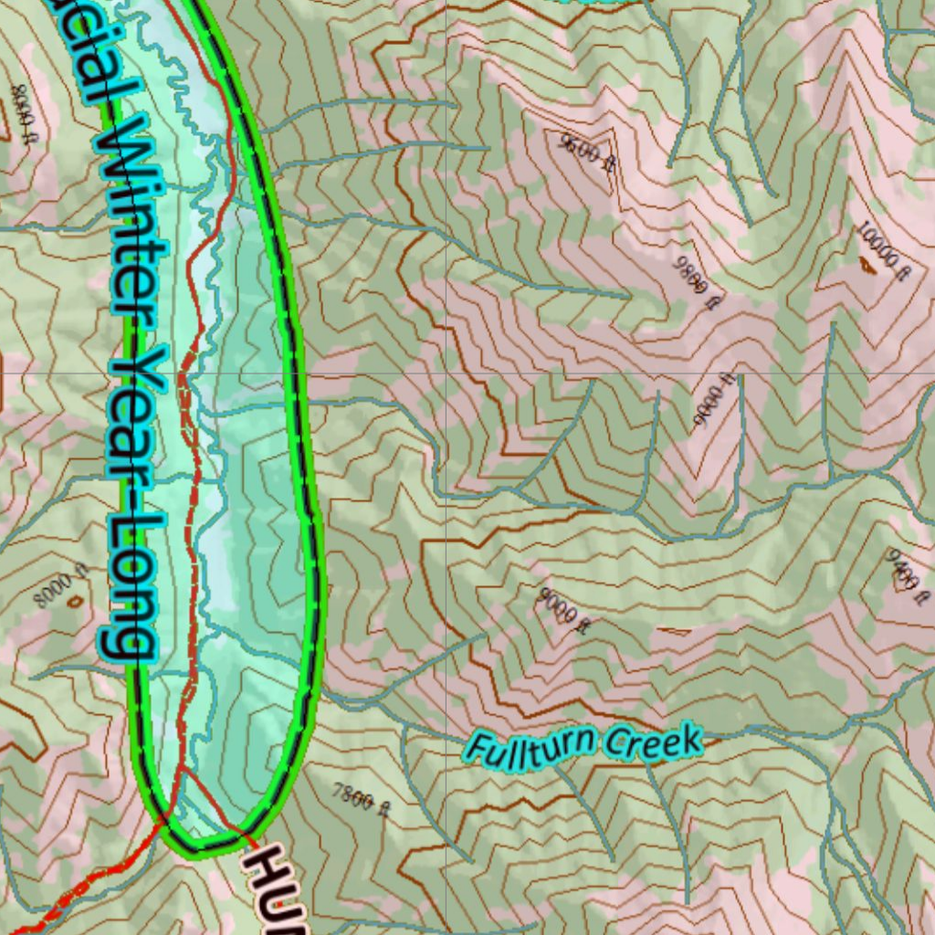 Wy Moose Unit 10 Concentration Areas Map by Wyoming HuntData LLC ...