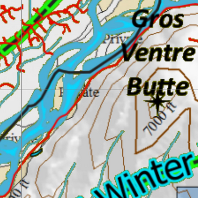 Wy Moose Unit 19 Concentrations and Land Ownership Preview 3