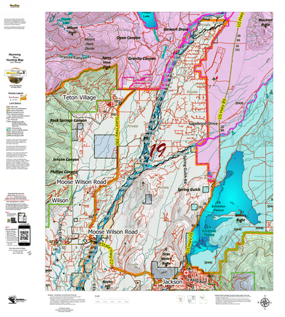 Wy Moose Unit 19 with Land Ownership Preview 1