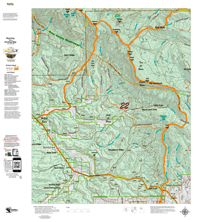 Wy Moose Unit 22 with Land Ownership Preview 1