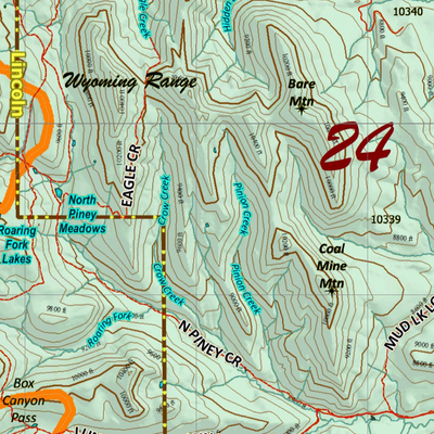 Wy Moose Unit 24 with Land Ownership Preview 2
