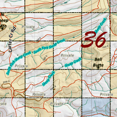 Wy Moose Unit 36 with Land Ownership Preview 2