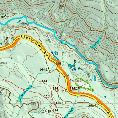 Wy Mountain Goat Unit 1 with Land Ownership Preview 2