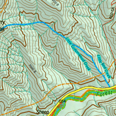Wy Mountain Goat Unit 2 Concentrations and Land Ownership Preview 3
