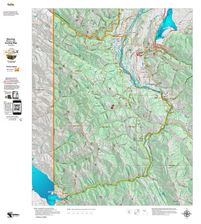Wy Mountain Goat Unit 2 Topographical Map Preview 1