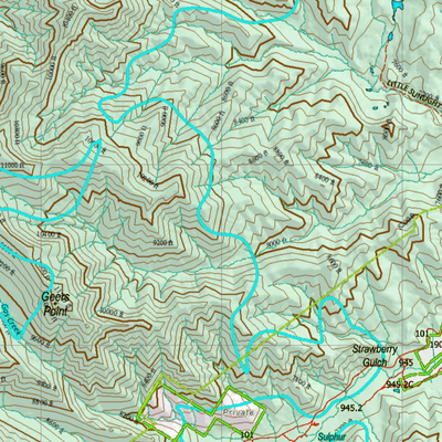 Wy Mountain Goat Unit 3 Concentrations and Land Ownership Preview 2