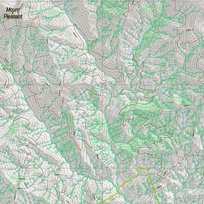 Wy Mountain Goat Unit 3 Topographical Map Preview 3